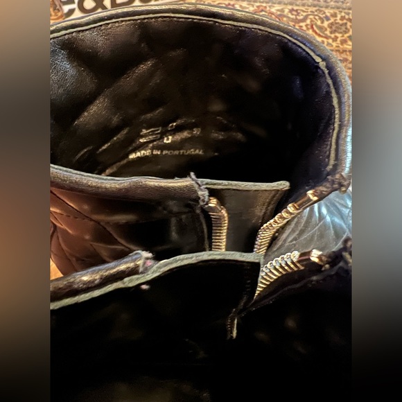 Balmain Quilted Ankle Boots Size 8M - Picture 8 of 12